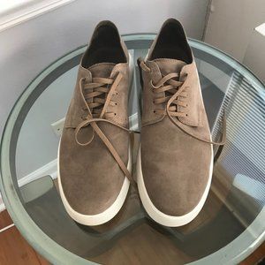 VINCE Brown Suede Sneakers